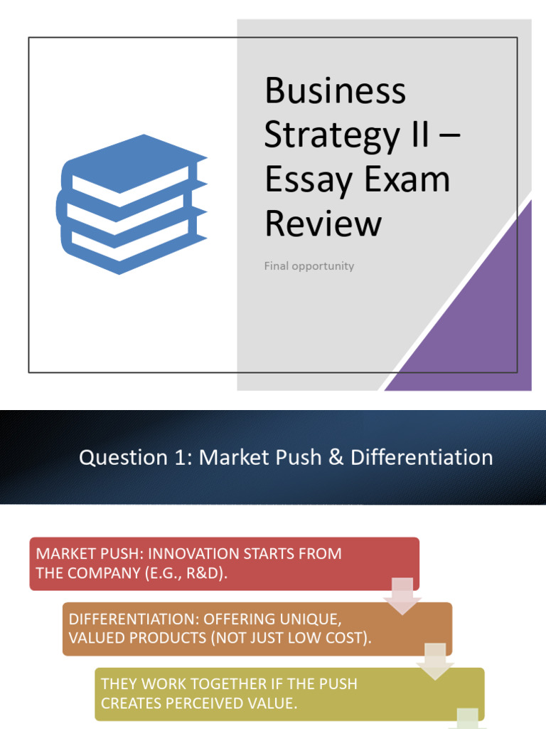 Business Strategy Exam Review Guide | PDF