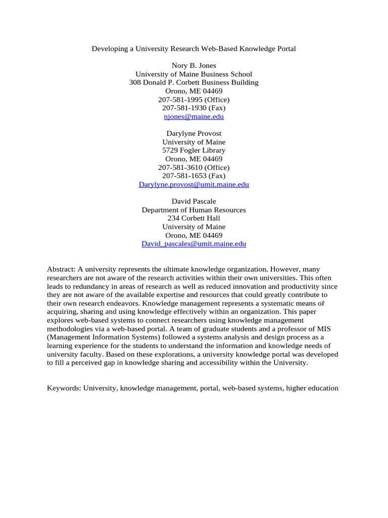 Systems Analysis and Design Paper | PDF | World Wide Web | Internet & Web
