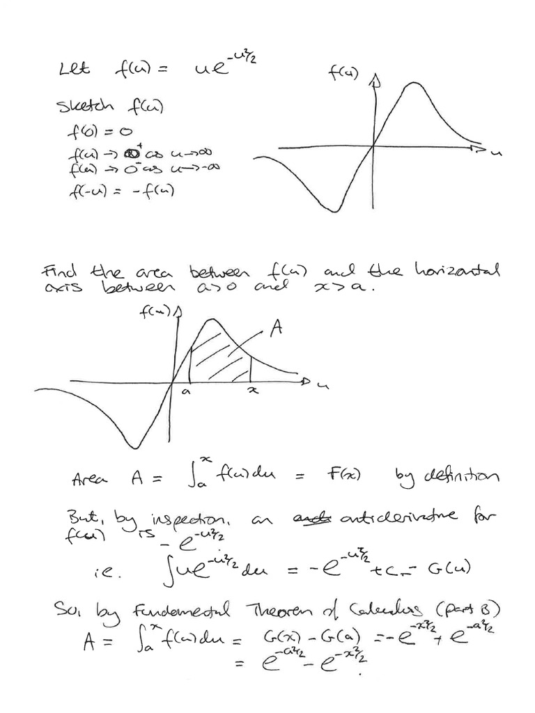 Finding a definite integral using the FTC | PDF