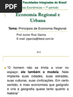 Aula 1.1 - Principios de Economia Regional
