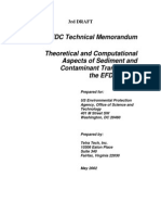 EFDC sediment and contaminant transport model