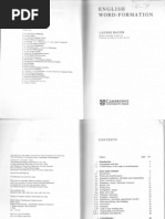 Bauer, Laurie English Word Formation