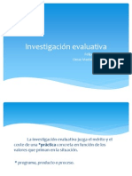 Investigación evaluativa