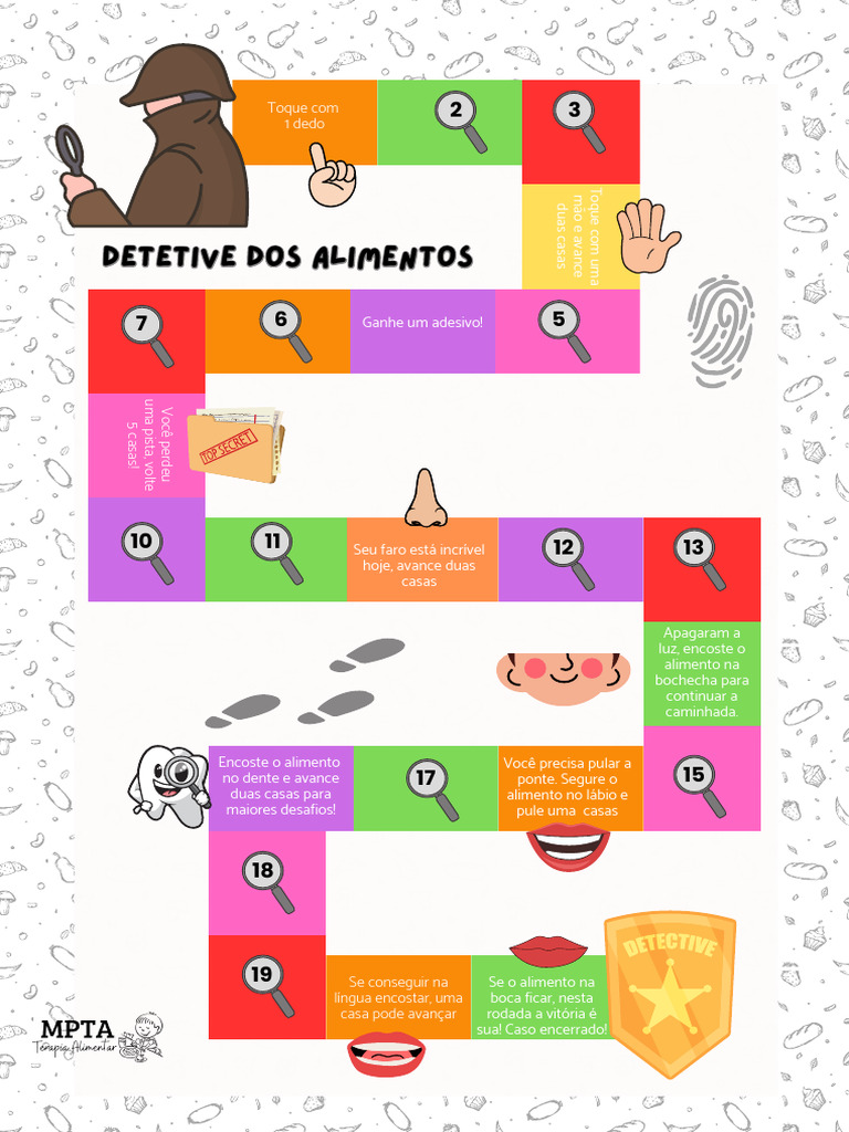 Jogo - Detetive Dos Alimentos - 1 | PDF