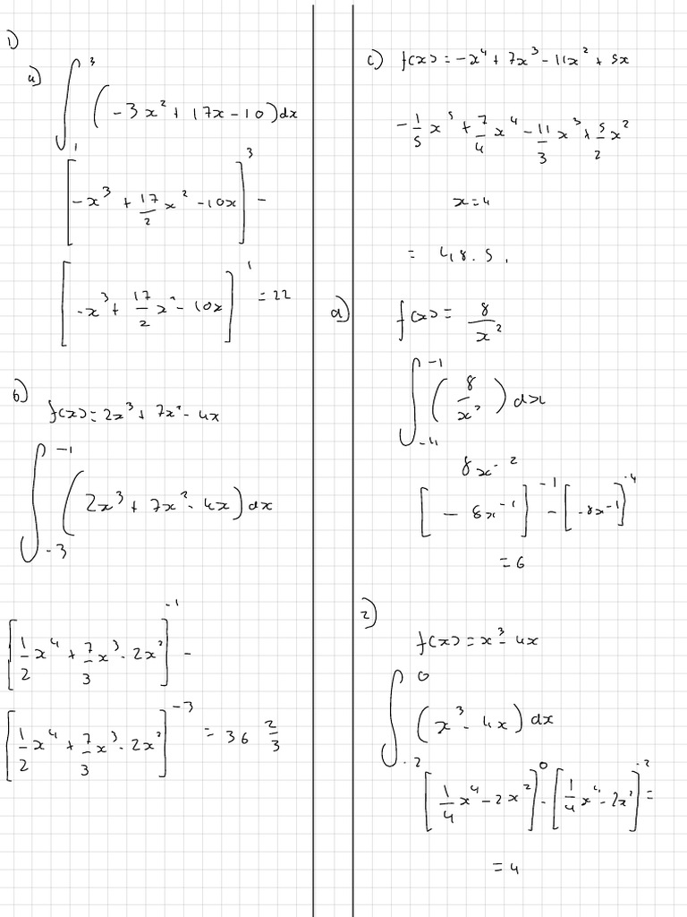 Polynomial Function Analysis and Solutions | PDF