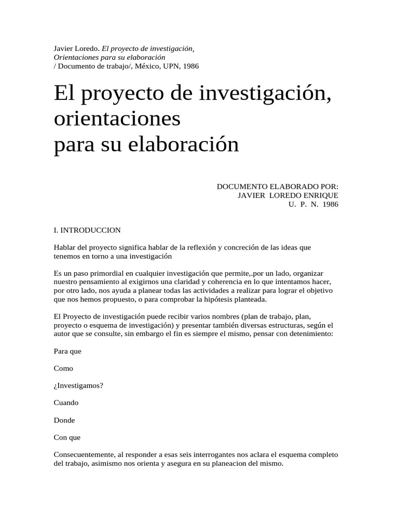 Guía para Elaborar Proyectos de Investigación | PDF | Hipótesis | Teoría