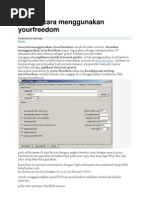 Download Tutorial Cara Menggunakan Your Freedom by Buddink Ajah SN86902610 doc pdf