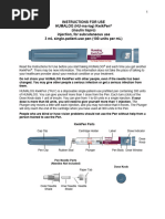 Humulin R U-500 KwikPen User Guide | PDF | Syringe | Injection (Medicine)