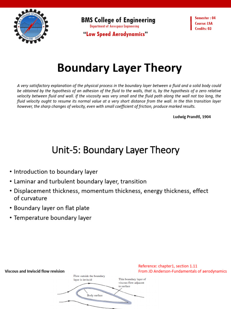 Introduction to Boundary Layer Theory | PDF | Boundary Layer | Fluid ...