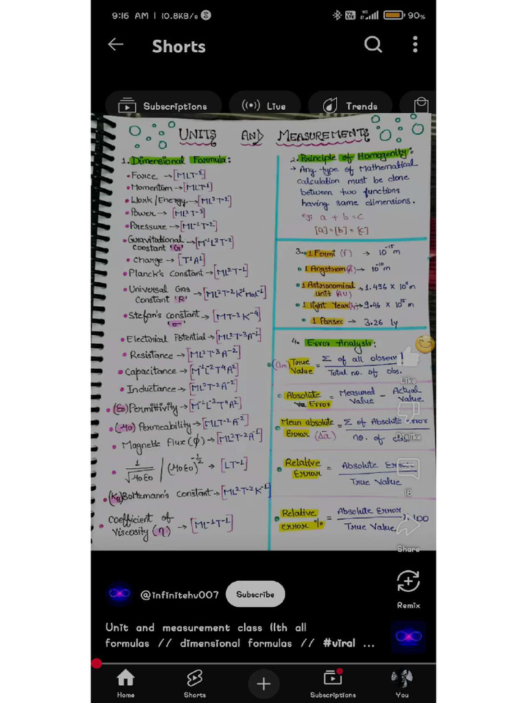 Important Notes | PDF