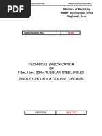 33kV Line Construction Specifications | PDF | Insulator (Electricity ...
