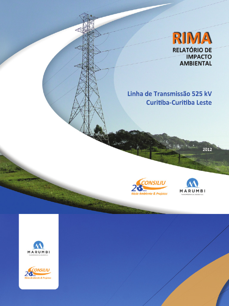 EIA/RIMA da Linha de Transmissão 525 kV | PDF | Declaração de Impacto ...
