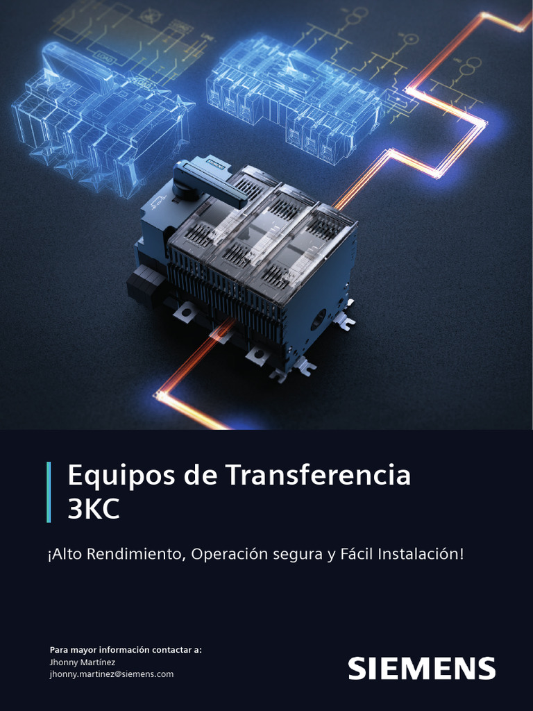 Interruptores de Transferencia 3KC: Eficiencia y Seguridad | PDF ...