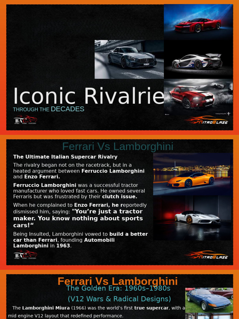 Iconic Rivalries | PDF | Ferrari | Formula One