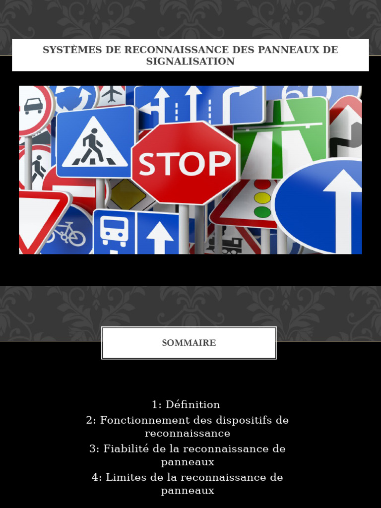 Reconnaissance Panneaux De Signalisation