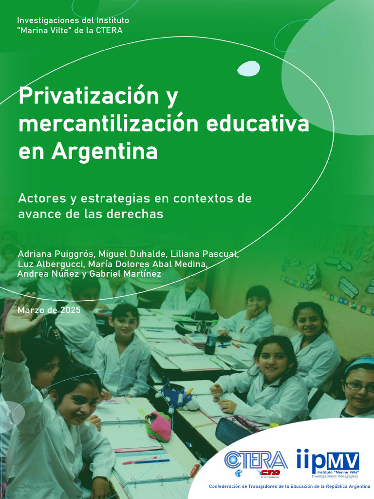 Privatizacion y Mercantilizacion Educativa en La Argentina 1 | PDF ...