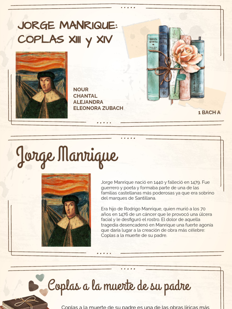 Análisis de las Coplas de Jorge Manrique | PDF