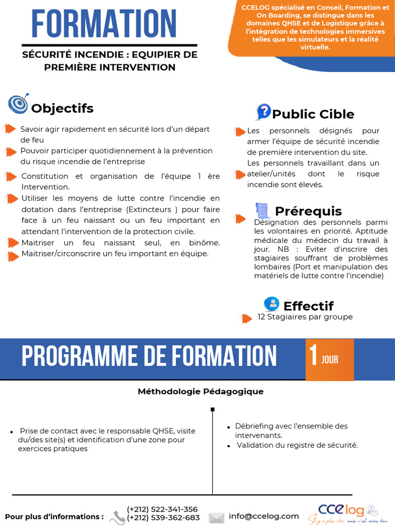 Formation Équipier de Première Intervention | PDF | Sécurité
