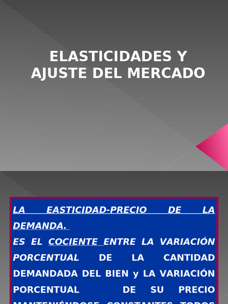 Elasticidad Precio de la Demanda Explicada | PDF | Elasticidad ...