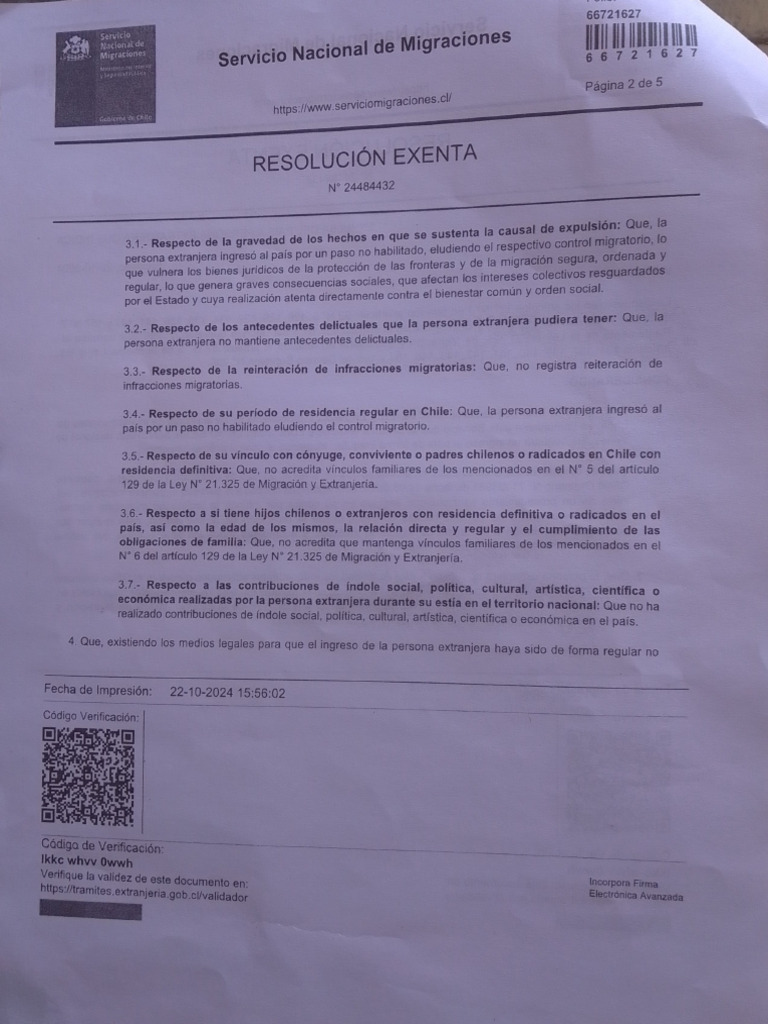 Carta de Expulsión | PDF