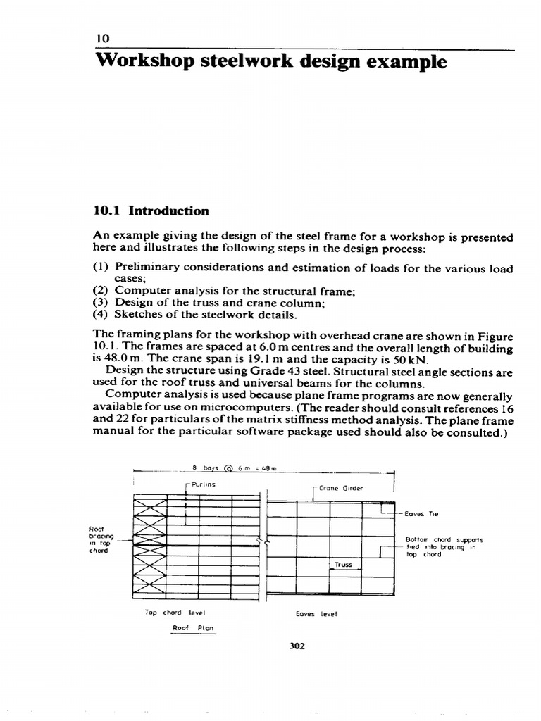 Steelwork Design Example | PDF