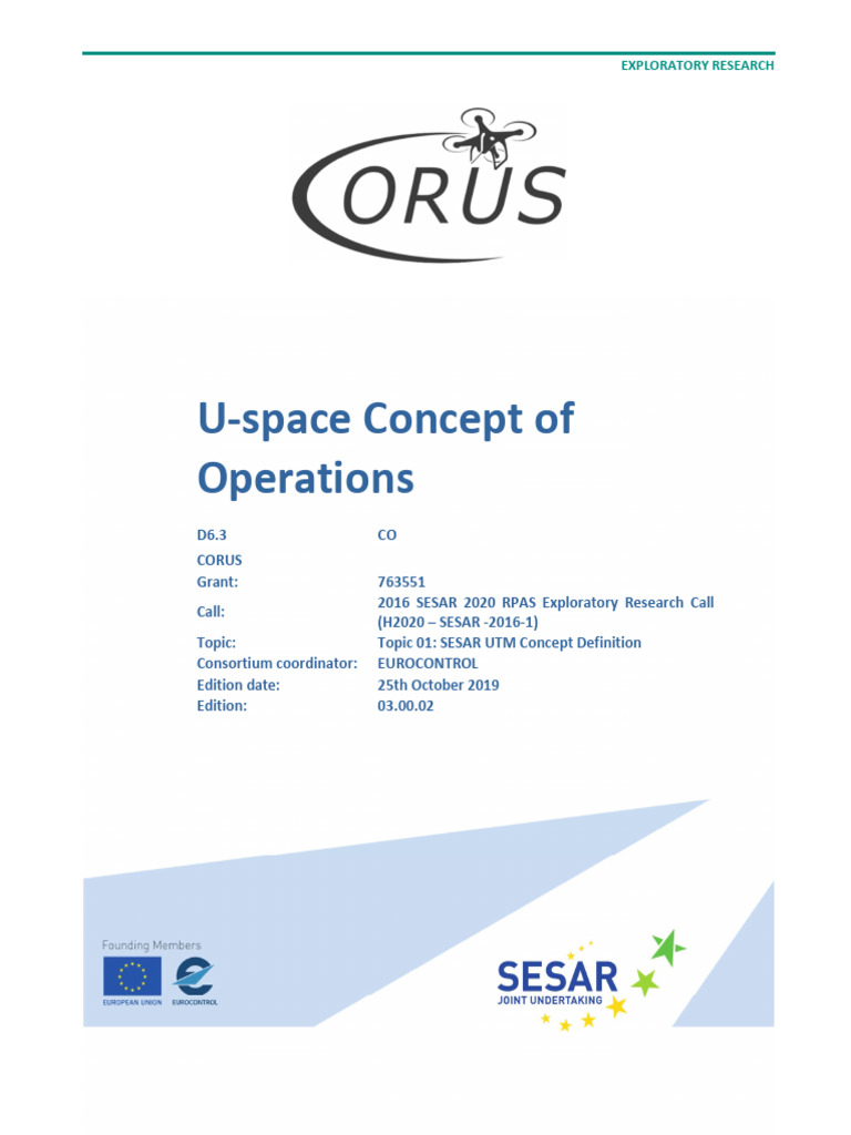U-Space Concept of Operations Overview | PDF | Visual Flight Rules ...