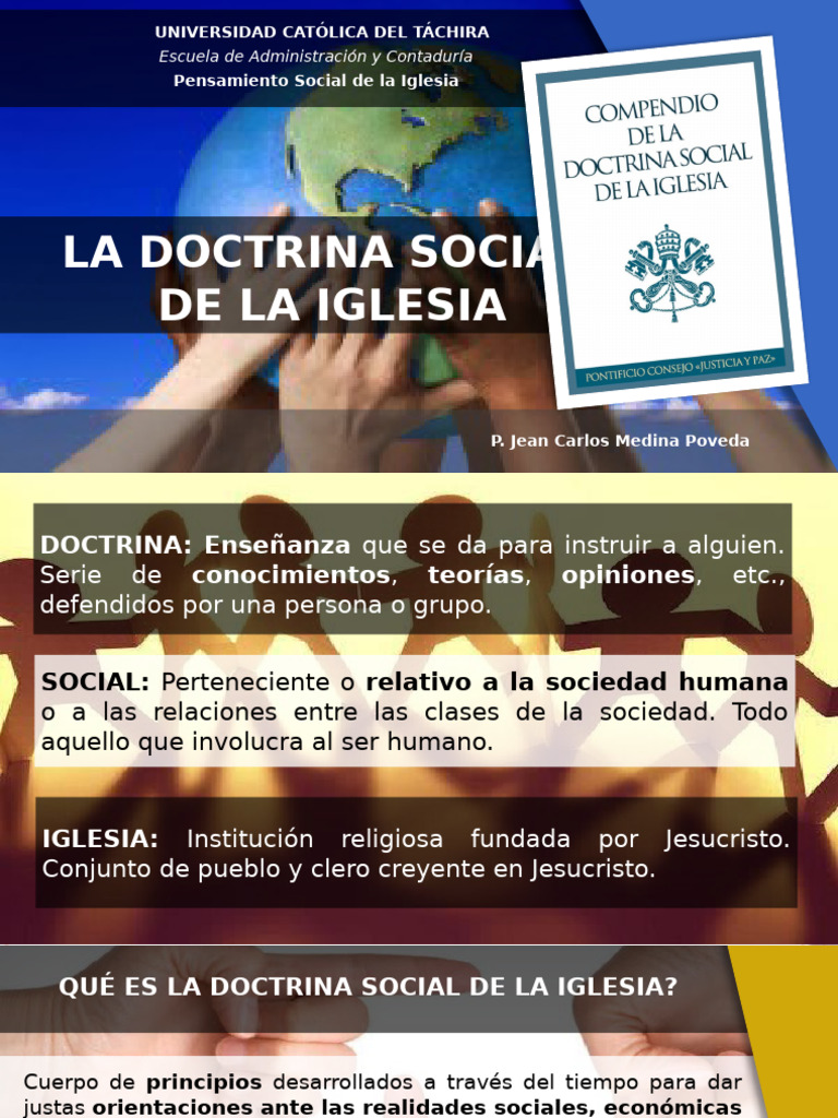Doctrina Social de la Iglesia: Fundamentos y Principios | PDF | Iglesia ...
