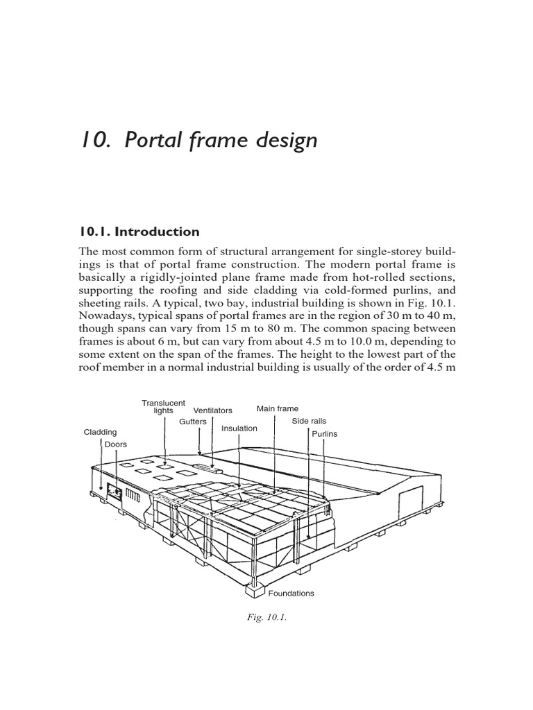 Portal Frame Design and Analysis Guide | PDF | Chemical Equilibrium ...