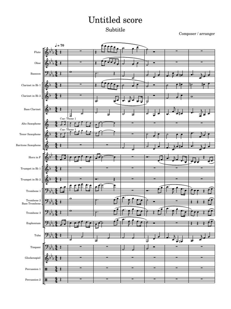 Composer Arranger Score for Winds | PDF | Woodwind Instruments | Aerophones