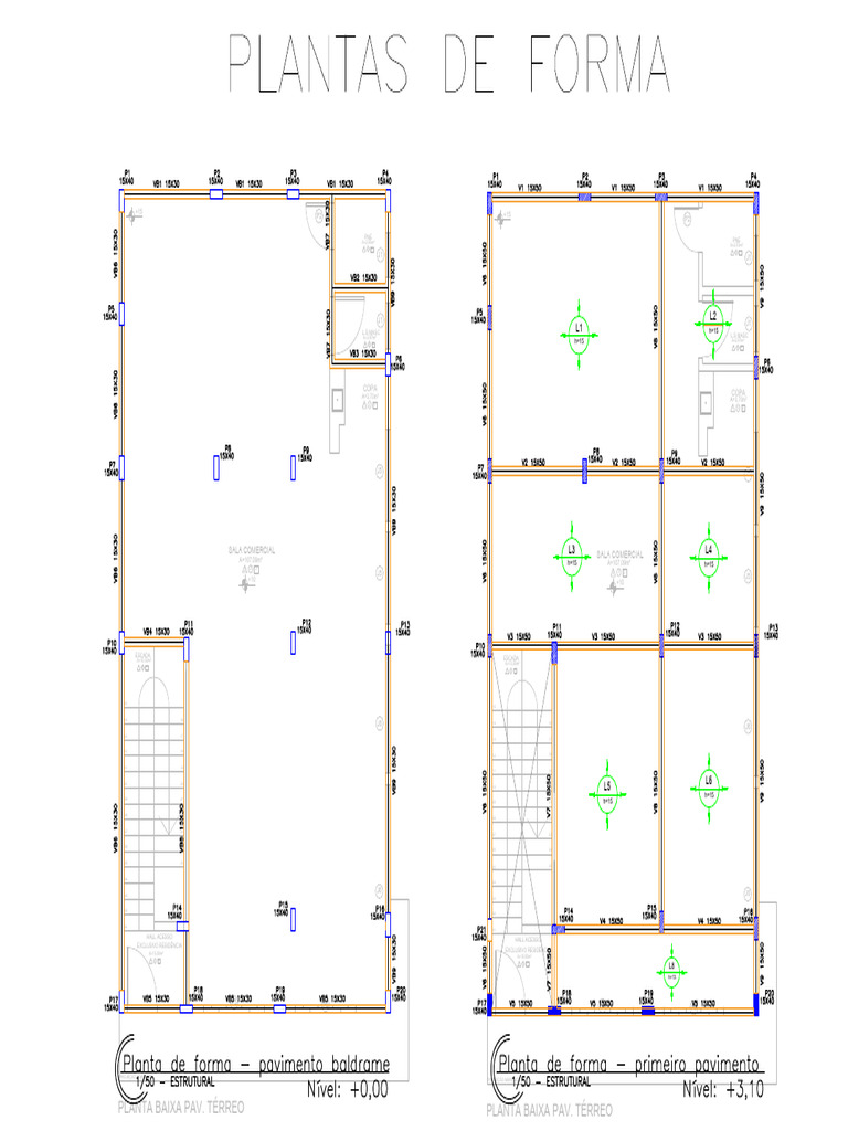 Croqui do Projeto Comercial e Residencial | PDF