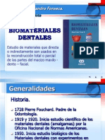 Materiales Dentales I y II. Temas