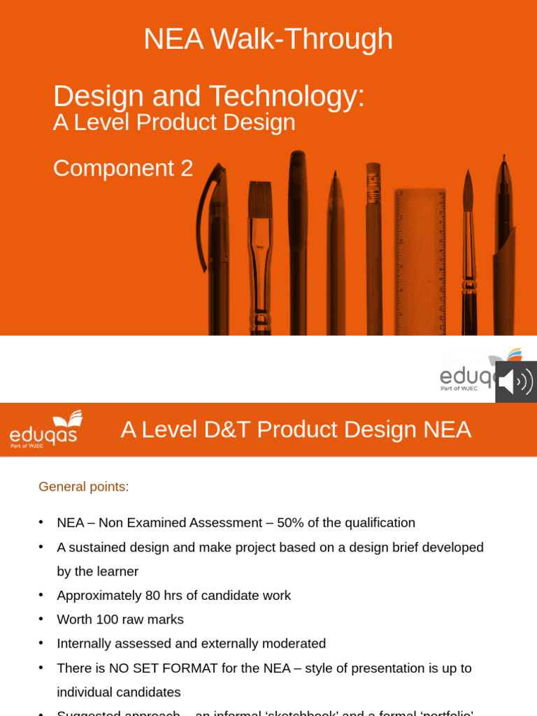 A Level D&T NEA Guide and Assessment | PDF | Prototype | Evaluation