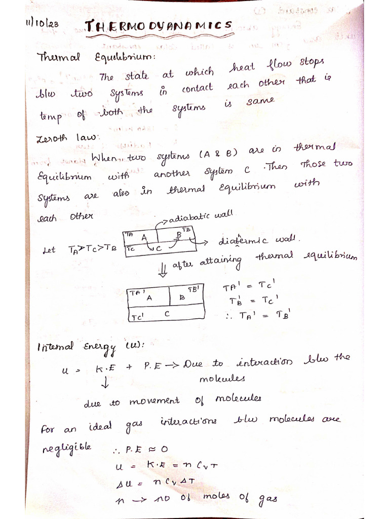 Thermodynamics | PDF