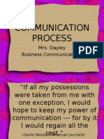 Intro To Communication Process