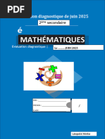Épreuve CE1D Mathématiques 2025 | PDF | Coordonnées cartésiennes | Triangle