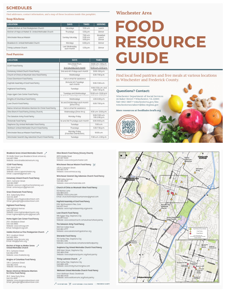 Winchester Food Pantries & Meals Guide | PDF | United Methodist Church ...