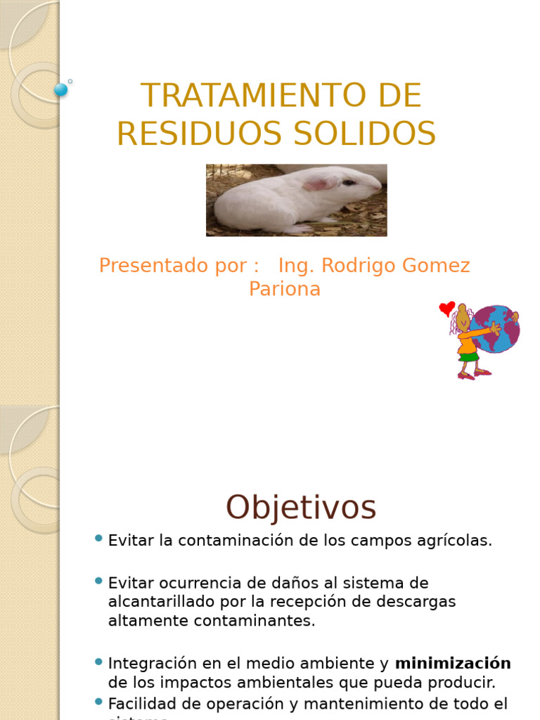 Tratamiento de Residuos Solidos | PDF | Residuos | Agricultura
