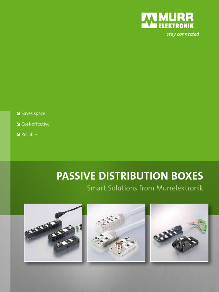 Efficient Passive Distribution Solutions | PDF | Electrical Wiring ...