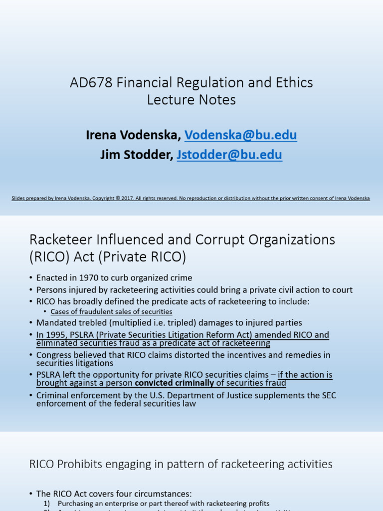 CH 13c U.S. Regulation of Cross-Border Securities Transactions | PDF ...