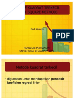 Metode Kuadrat Terkecil