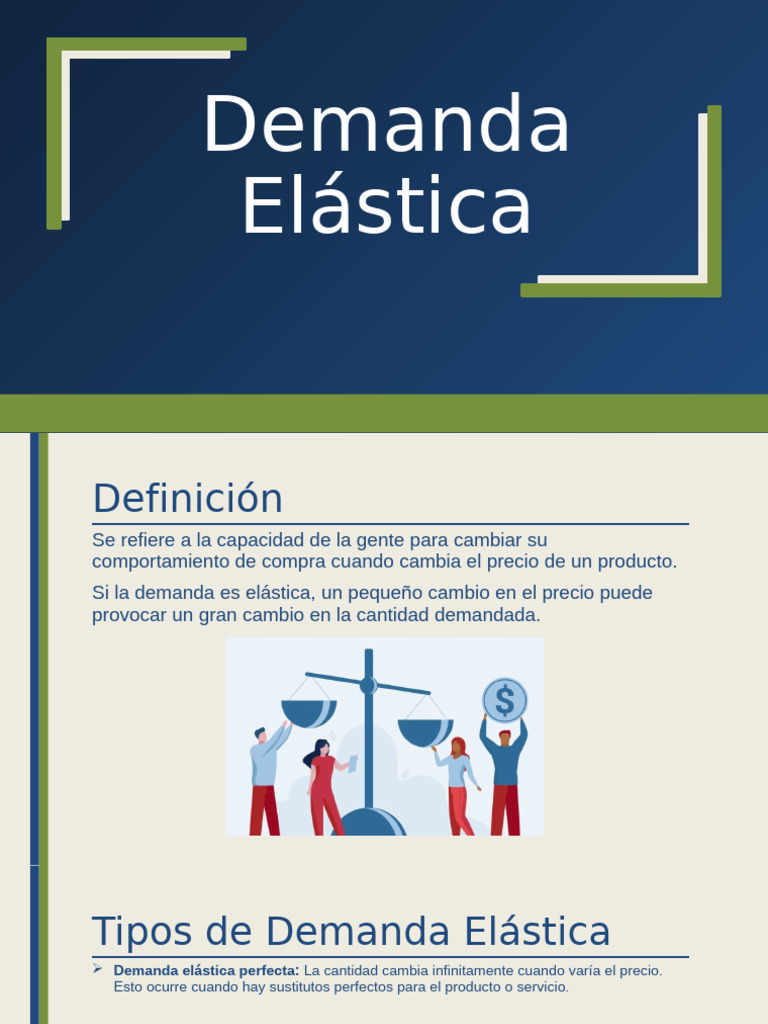 Demanda Elástica e Inelástica: Definiciones y Ejemplos | PDF | Oferta y ...