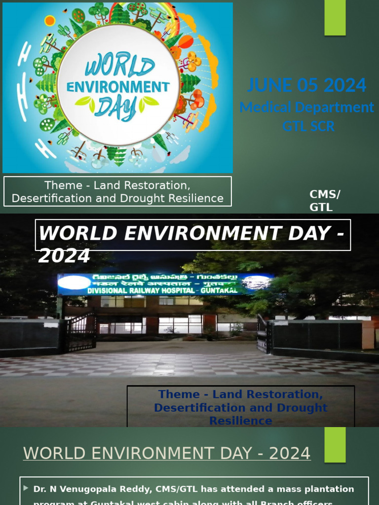 WORLD ENVIRONMENT DAY - Whole Division | PDF | Environment | Observances