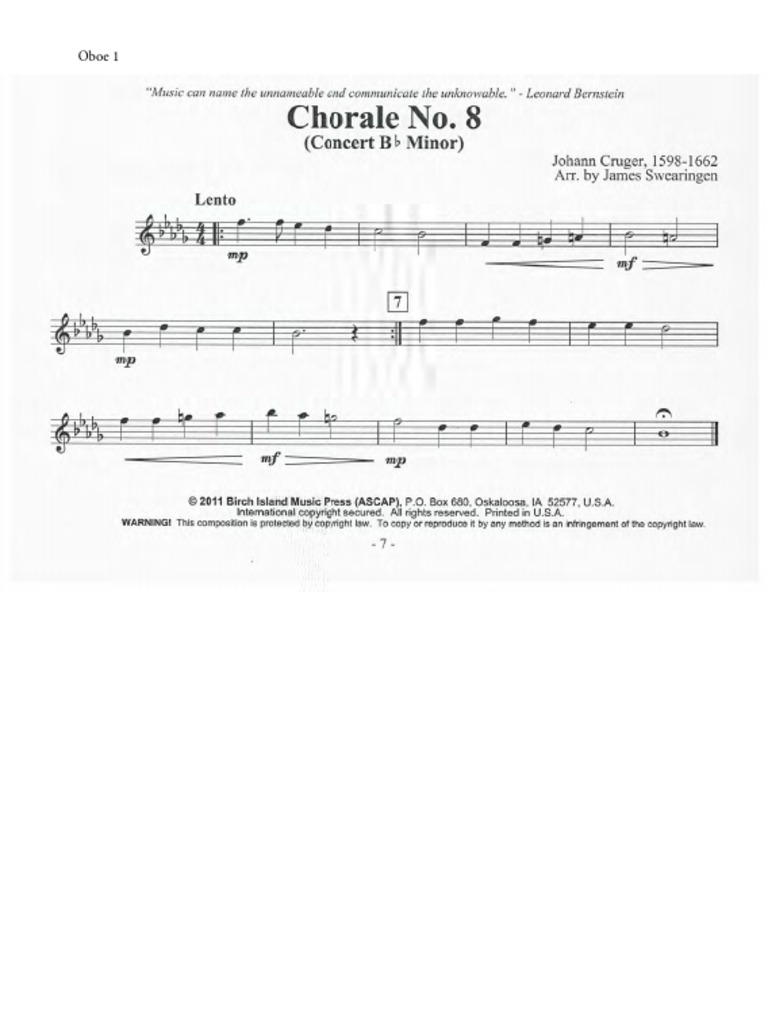 Oboe 1 | PDF