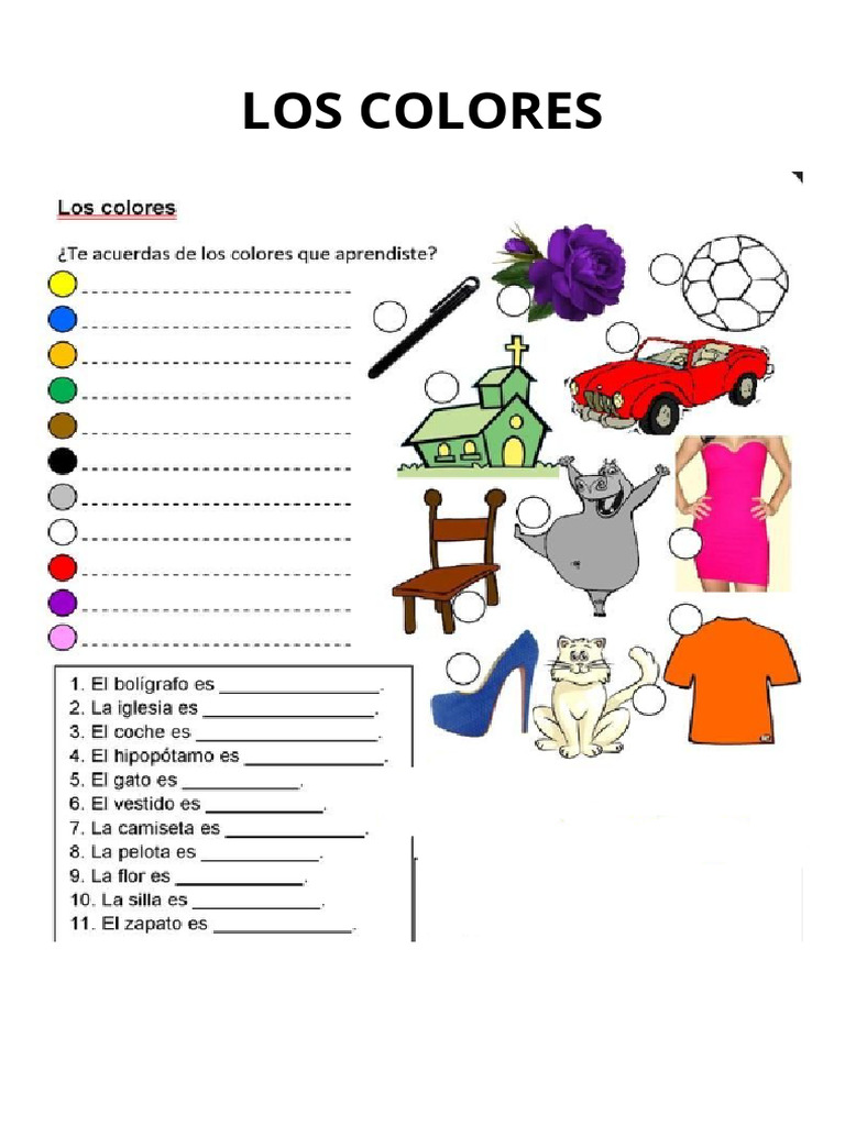 LOS COLORES | PDF