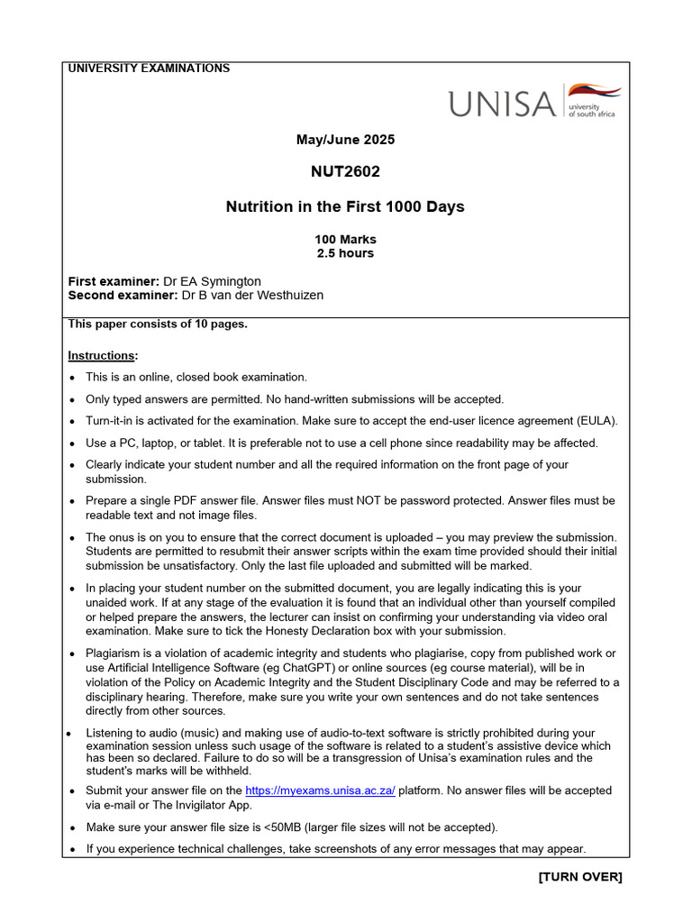 Nut2602 2025 Mayjune Paper v1 First 3 Pages | PDF | Plagiarism