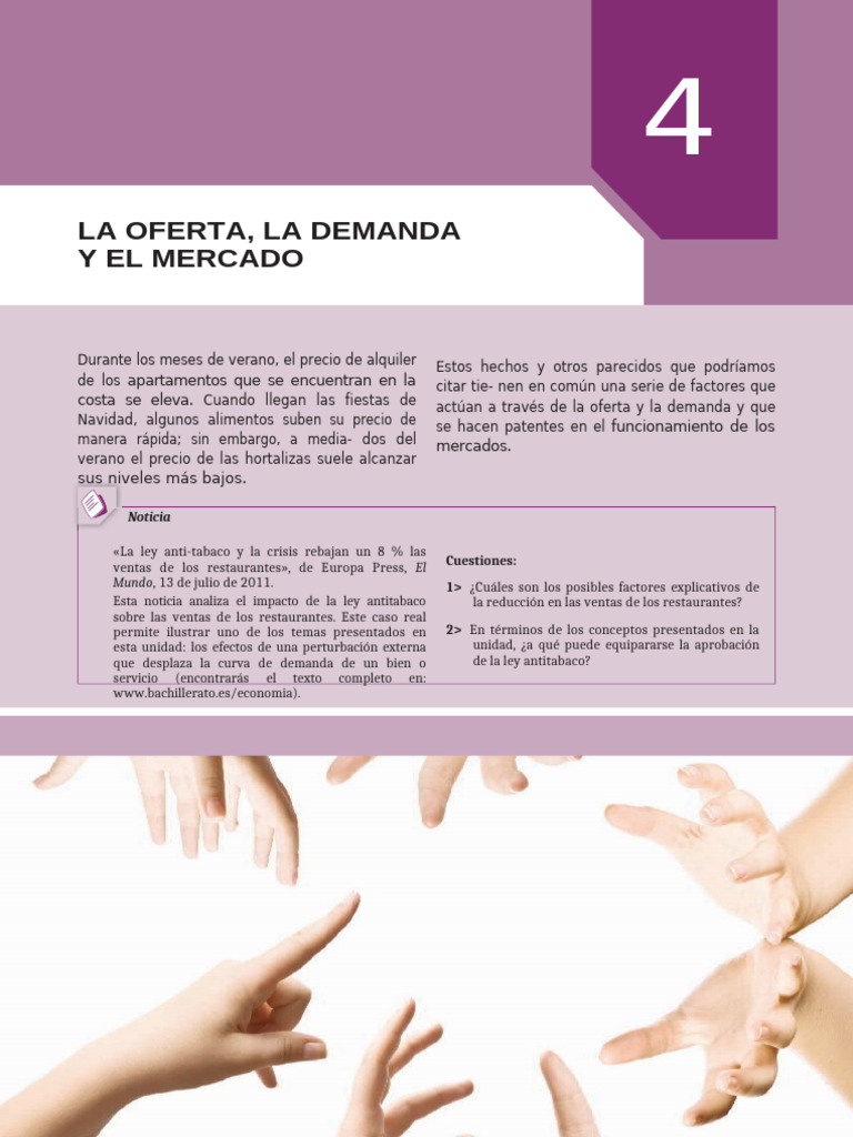Oferta y Demanda en Mercados Económicos | PDF | Oferta (economía ...