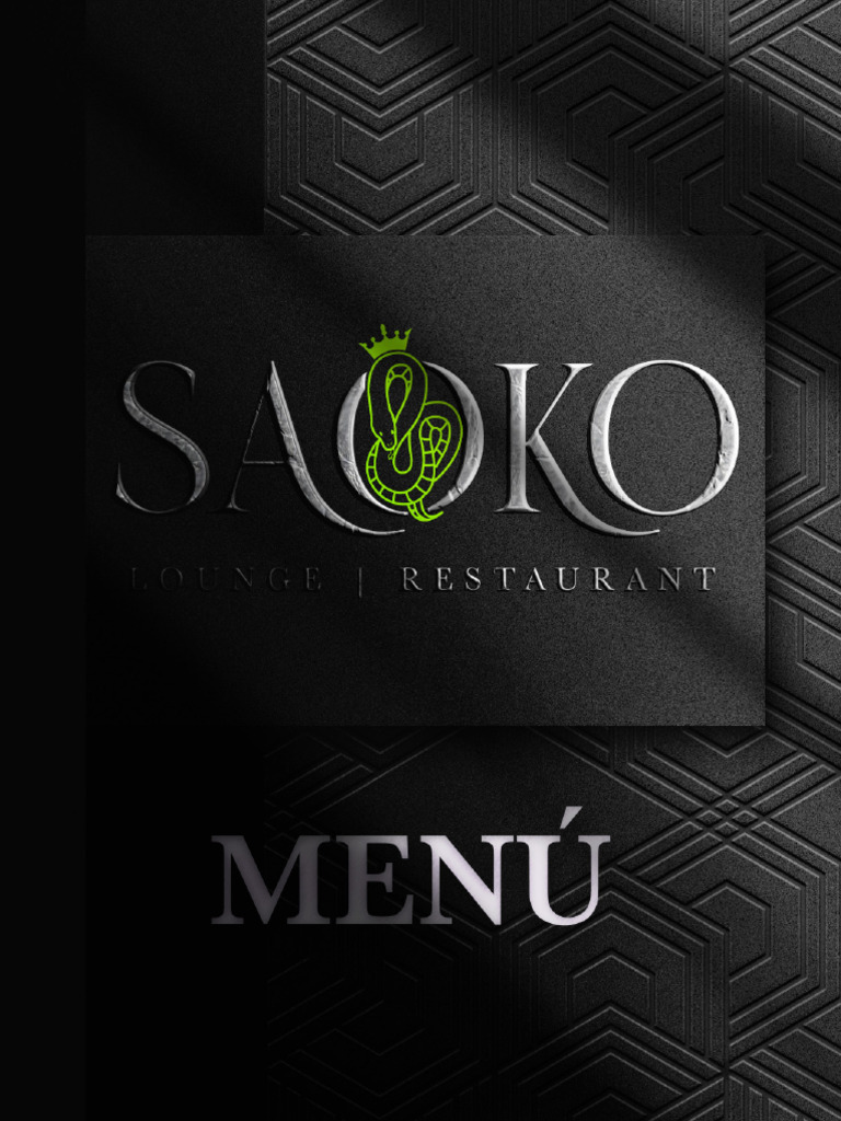 Saoko Menú-1 | PDF