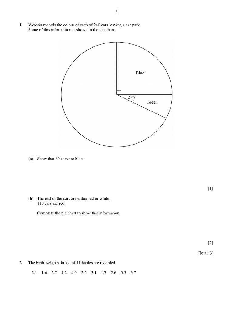 Car Colors and Statistical Analysis | PDF | Pie Chart | Scatter Plot