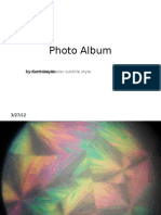 Liquid Crystal Photo Album