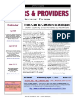Payers & Providers Midwest Edition – Issue of March 27, 2012